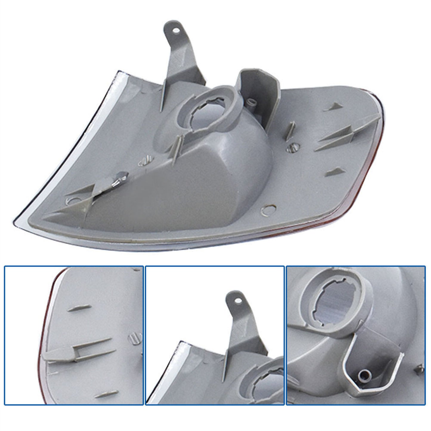 Passenger Right Side Parking/Turn Signal Light Assembly Replacement for 2001-2002 Toyota Corolla