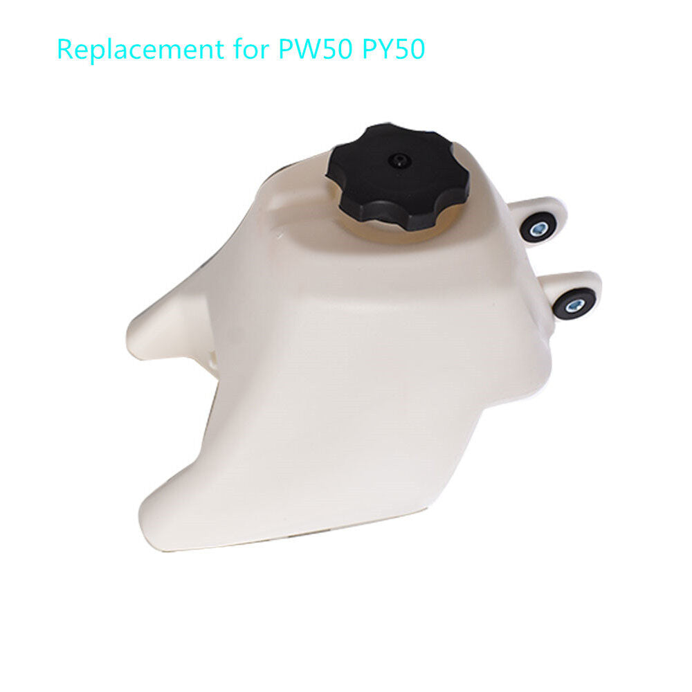 LABLT Motorcycle Complete Fairing Plastic Kit w/Seat Front Fender Rear Fender Gas Tank Body Assembly Replacement for Yamaha PW50 PY50 PW 50 PY 50 All Years White