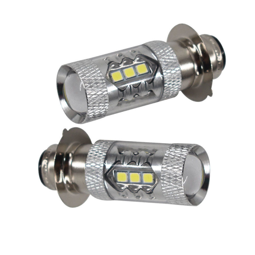 2 Pcs H6 80W motorcycle Super White 6000K LED Headlights Bulbs For Yamaha Headlights Bulbs