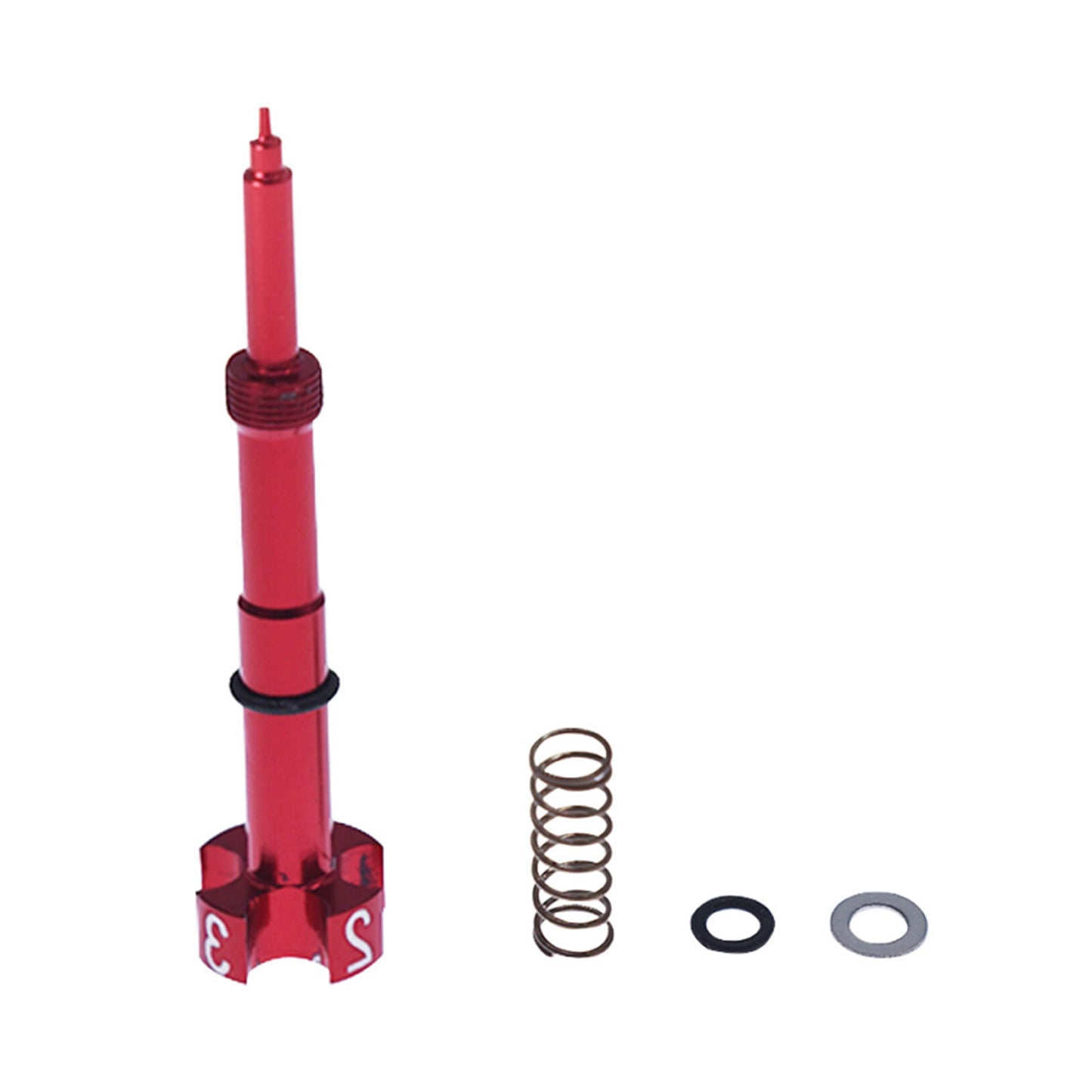 LABLT Universal Motorcycle Air Fuel Mixture Screw Replacement for Keihin FCR Carb Replacement for Yamaha Kawasaki Honda Suzuki Red