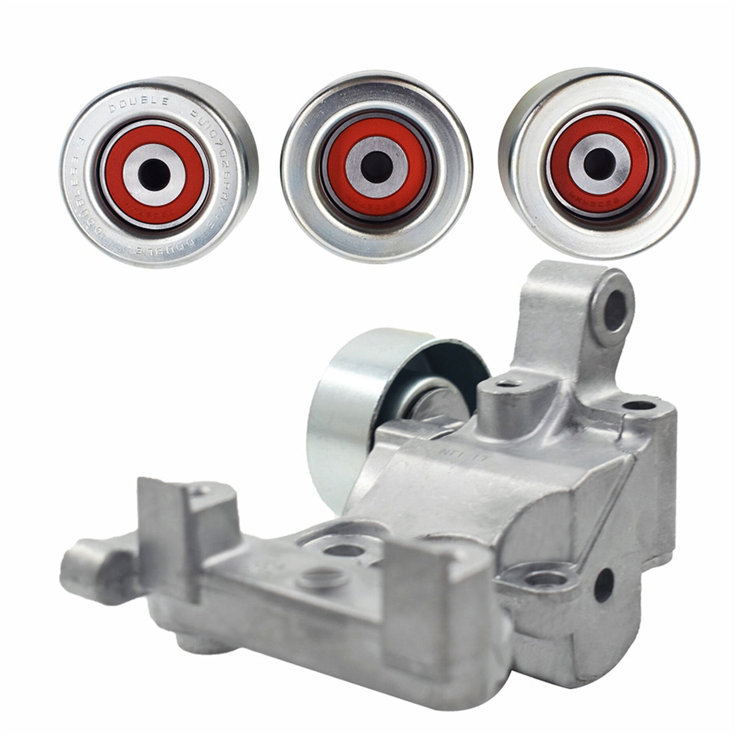 LABLT Drive Belt Tensioner 3 Pulley Replacement for 4 Runner FJ Cruiser Tacoma Tundra V6 1T132P111P30 1660331040 1660431020