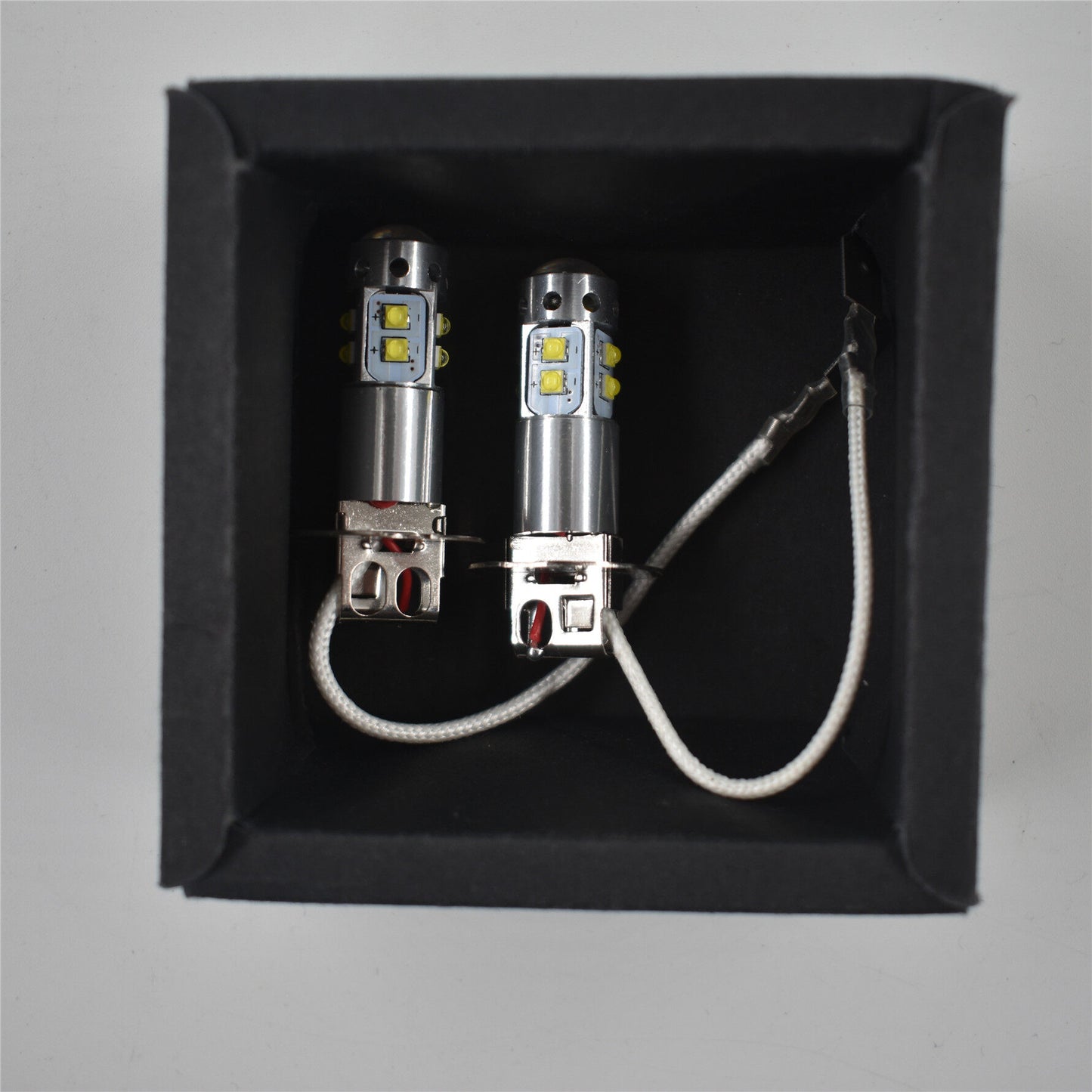 Pack of 2 Bulbs H3 6000K White 100W High Power LED Fog Light Driving Bulb DRL Fit for 2000-2004 Toyota Corolla