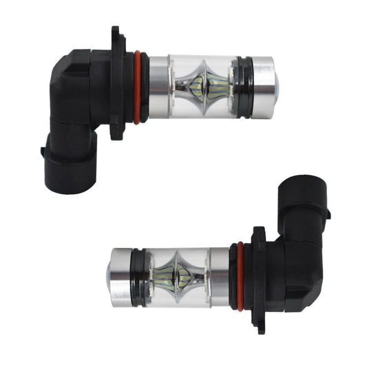 2 x 9005 HB3 9145 H10 Fog Lights Bulbs 100W Extremely Bright 8000K Ice Blue Fog Light Lamp Bulb Driving Projector DRL Bulbs