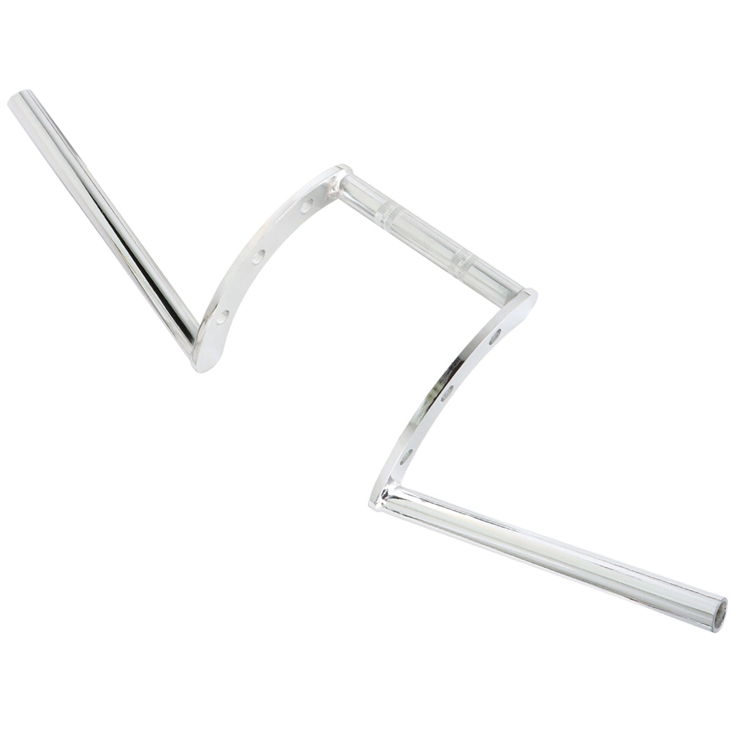 LABLT Motorcycle 7/8 Z-Bar Handlebars Drag Bars Length 660mm Diameter 22mm Hand Bars Universal Replacement for Suzuki Kawasaki Honda Yamaha Touring Dyna Softail Chrome