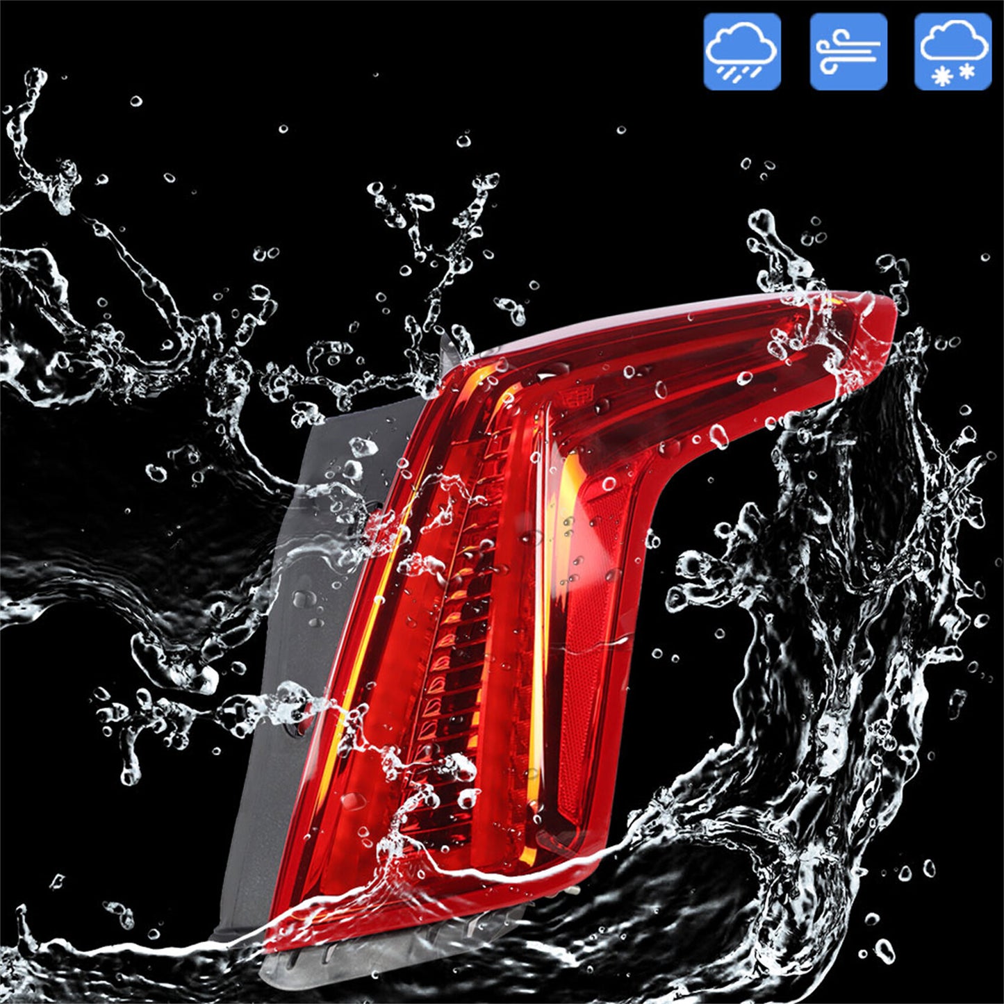 LABLT LED Right Side Tail Light Assembly Car Brake Light Replacement for 2017-2021 XT5 GM2805125 Brake Lamp Turn Signal Assembly