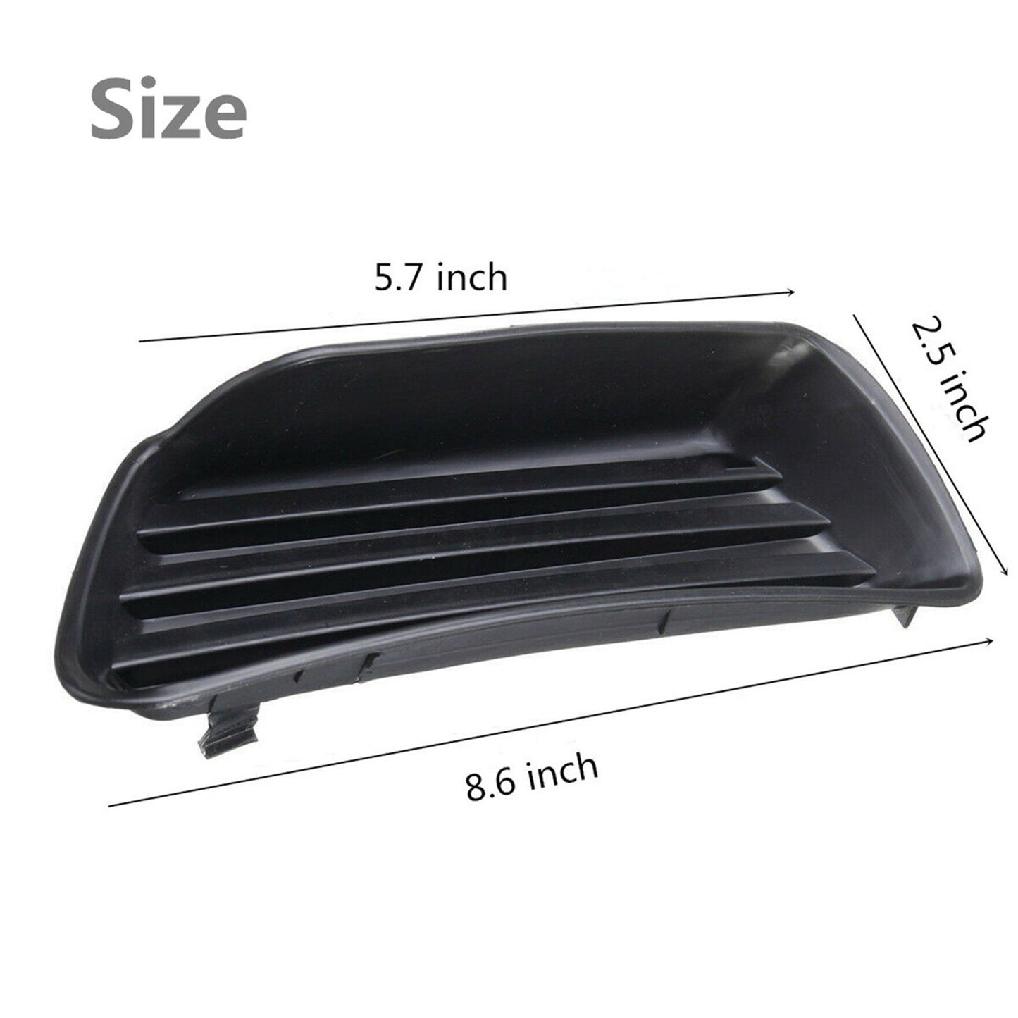 New Pair Set Fog Light Hole Cover Replacement for 07-09 Toyota Camry TO2598103 TO2599103