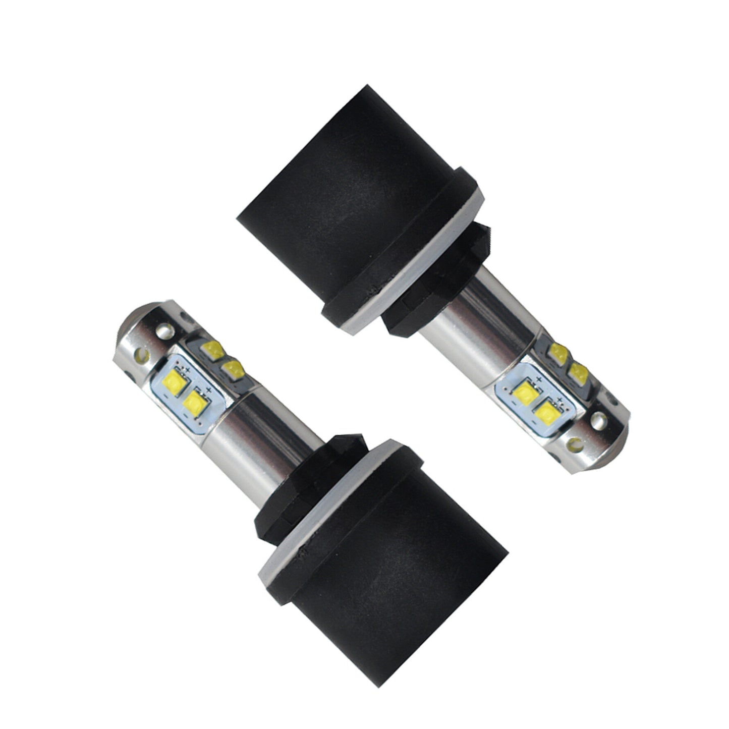 2-Piece 899 880 LED Fog Light Bulbs100W 6000K Super Bright LED Bulb LED 880 Bulb Fit for Auto Motorcycle Cars Trucks SUV Fog DRL Lights