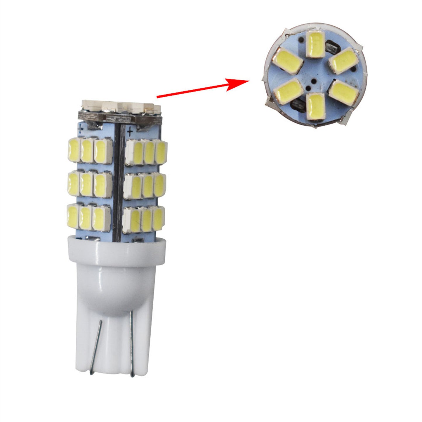20x Cool White T10/921/194 RV Trailer 42-SMD LED Backup Reverse Lights Bulbs