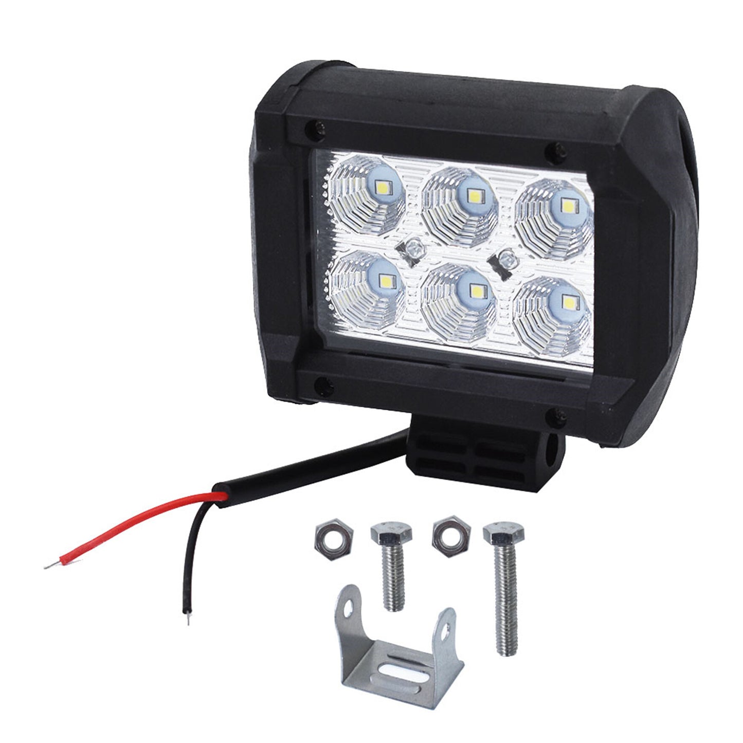 40 X4'' 18W Flood Led Light Bars Driving Fog Light Off Road Lights Boat Lights Driving Lights Led Work Lights for SUV Jeep Lamps