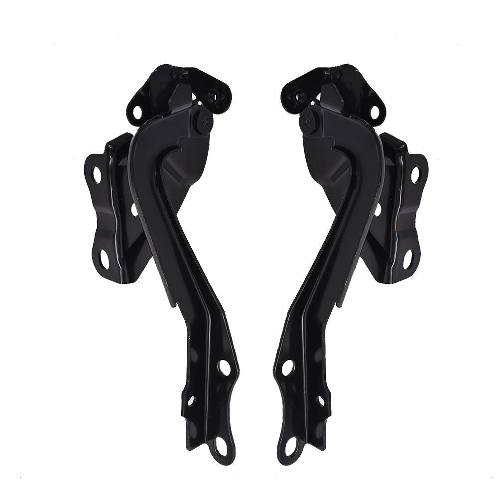 LABLT 2 Pcs Set Black Front Hood Hinge Steel Replacement for Toyota Highlander 2008 2009 2010 2011 2012 2013 TO1236184 TO123618