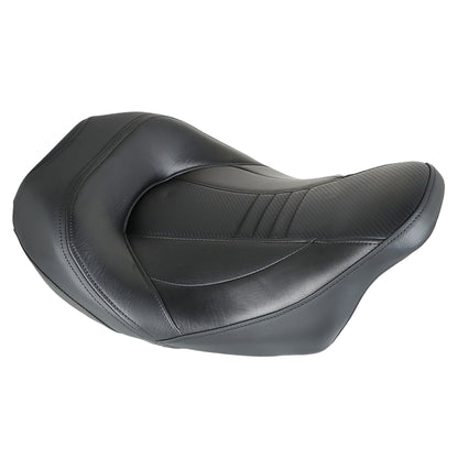 LABLT Motorcycle Complete Rider Passenger Seat Driver Seat Rider Pillion Replacement for 2009-2022 CVO Touring Road King Road Glide Street Glide Electra Glide FLTR BLK T08 Black