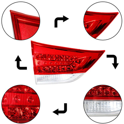 LABLT Rear Brake Lamp Tail Light Replacement for 2011-2012 Toyota Sienna Red 8159008010 Left Inside Driver Side Tail Brake Signal Stop Lamp