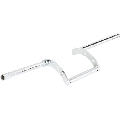 LABLT Motorcycle 7/8 Z-Bar Handlebars Drag Bars Length 660mm Diameter 22mm Hand Bars Universal Replacement for Suzuki Kawasaki Honda Yamaha Touring Dyna Softail Chrome