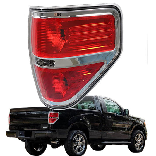 LABLT Real Tail Light Car Assembly Replacement for 2009-2014 F-150 BL3Z13404B FO2819143 Right Passenger Side Red Tail Lights