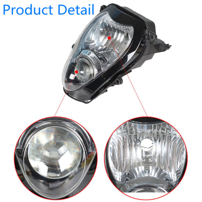 LABLT Motorcycle Front Headlight Motorcycle Headlamp Replacement for Suzuki GSXR 1300 1997-2007