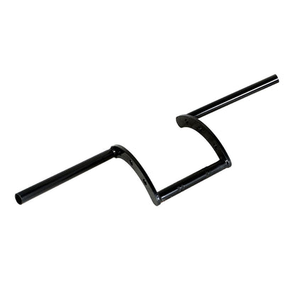 LABLT Motorcycle 7/8 Z-Bar Handlebars Drag Bars Length 660mm Diameter 22mm Hand Bars Universal Replacement for Suzuki Kawasaki Honda Yamaha Touring Dyna Softail Black
