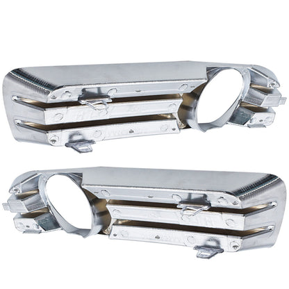 Chrome Front Bumper Fog Light Driving Lamp Trim Cover for Chrysler 300 2005-2010