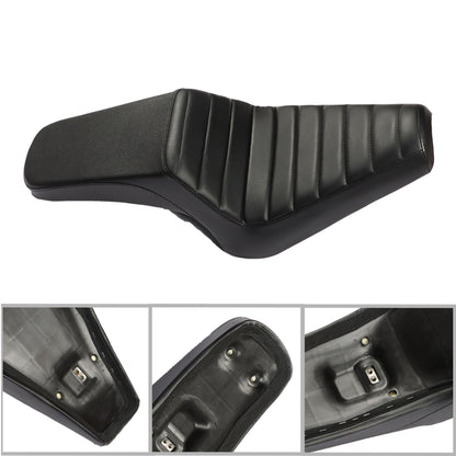 LABLT Motorcycle Driver & Passenger Cushion Two-Up Seat Replacement for Yamaha 950 XV950 XVS950 Bolt 2014-2020 Black