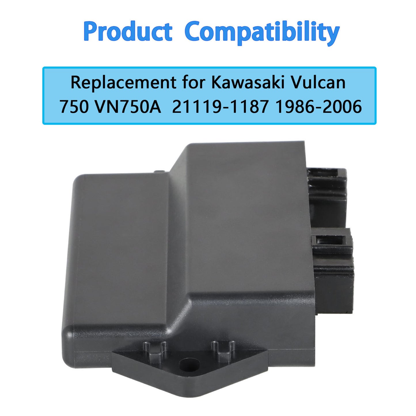 LABLT Motorcycle Igniter CDI Box 21119-1187 Replacement for Kawasaki Vulcan 750 VN750A 1986-2006