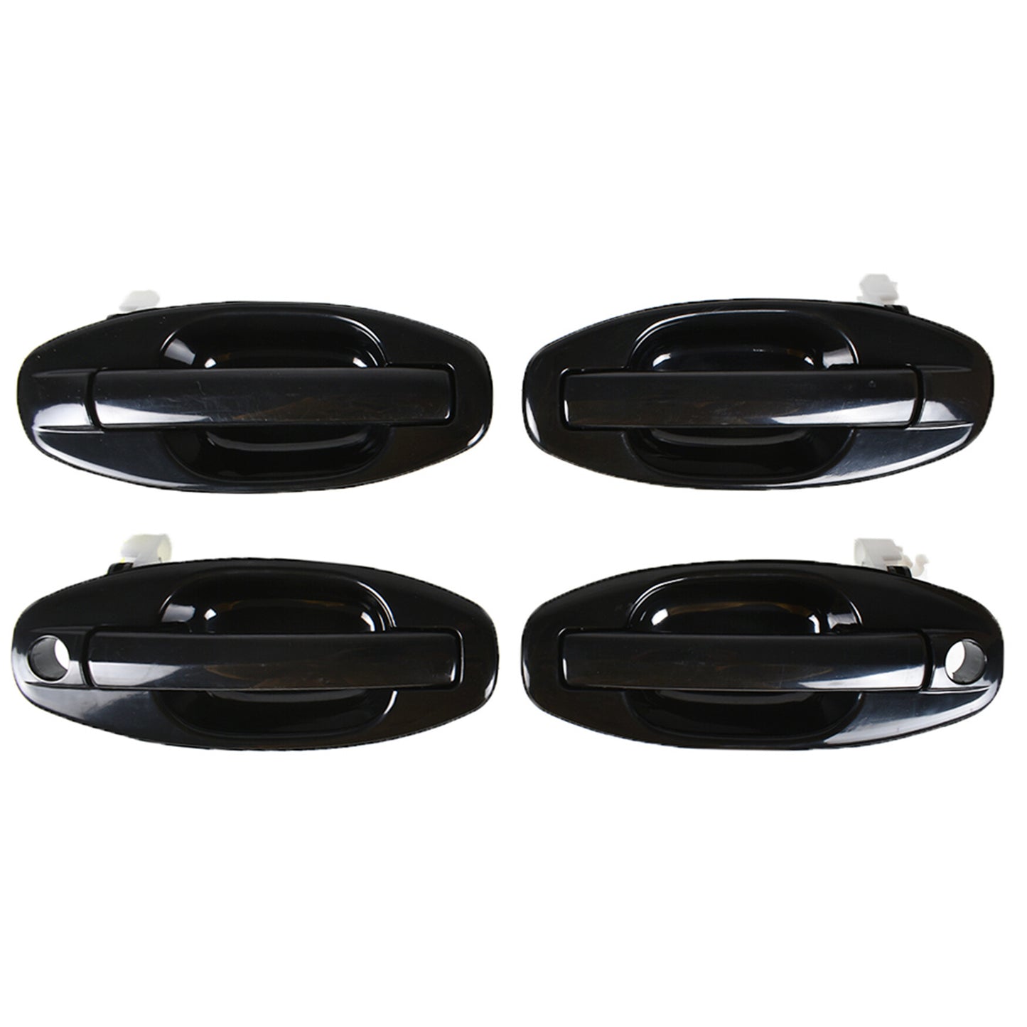 LABLT 4Pcs Front Rear Driver Passenger Side Exterior Door Handle Replacement for Hyundai Santa Fe 2001 2002 2003 2004 2005 2006