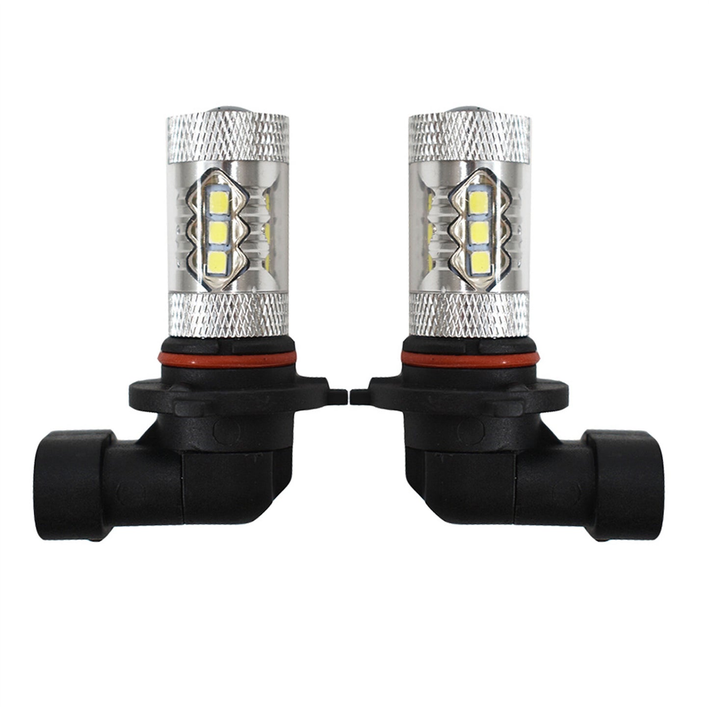 2 x H10 9145 LED Fog Lights Bulbs 80W Extremely Bright 6000K White Fog Light Lamp Bulb Driving Projector DRL Bulbs for 2003 2004 2005 2006 Chevrolet Silverado