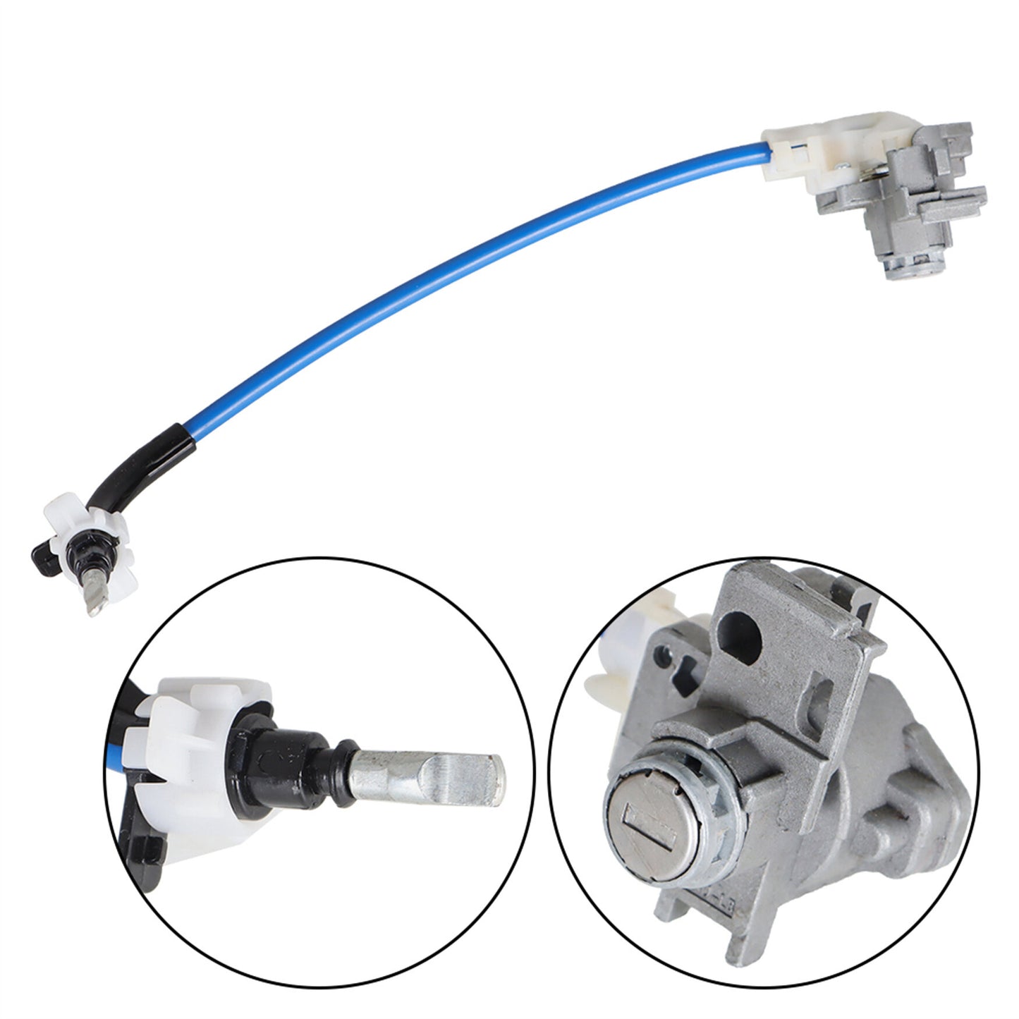 LABLT Left Driver Side Door Lock Cylinder with Cable 2?Key Replacement for Honda Accord 2008 2009 2010 2011 2012 72185-TA0-A01 72185TA0A01