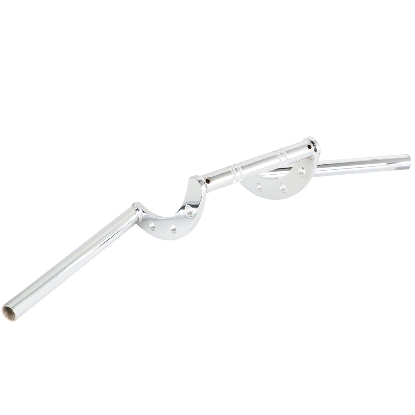 LABLT Motorcycle 7/8 Z-Bar Handlebars Drag Bars Length 660mm Diameter 22mm Hand Bars Universal Replacement for Suzuki Kawasaki Honda Yamaha Touring Dyna Softail Chrome