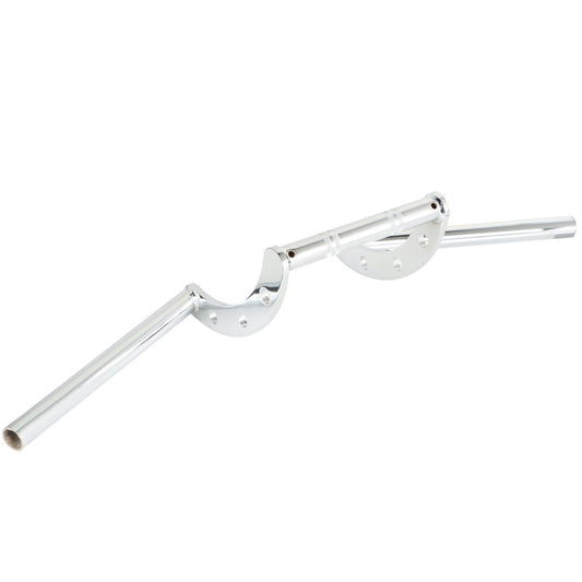 LABLT Motorcycle 7/8 Z-Bar Handlebars Drag Bars Length 660mm Diameter 22mm Hand Bars Universal Replacement for Suzuki Kawasaki Honda Yamaha Touring Dyna Softail Chrome