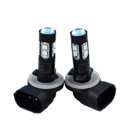 2 PCS 881 889 50W 8000K ICE Blue High Power LED Fog Driving Lights Bulbs