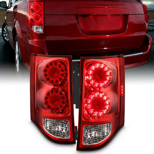 LABLT Tail Light Assembly Replacement for 2011-2020 Grand Caravan LED Rear Brake Lamp Assembly Left and Right Side Taillights