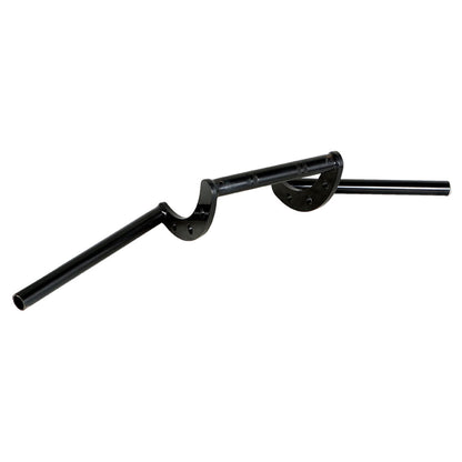 LABLT Motorcycle 7/8 Z-Bar Handlebars Drag Bars Length 660mm Diameter 22mm Hand Bars Universal Replacement for Suzuki Kawasaki Honda Yamaha Touring Dyna Softail Black