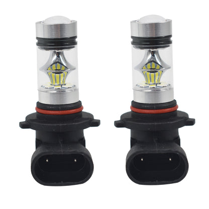 2 x H10 9145 LED Fog Lights Bulbs 100W Extremely Bright 6000K White Fog Light Lamp Bulb Driving Projector DRL Bulbs