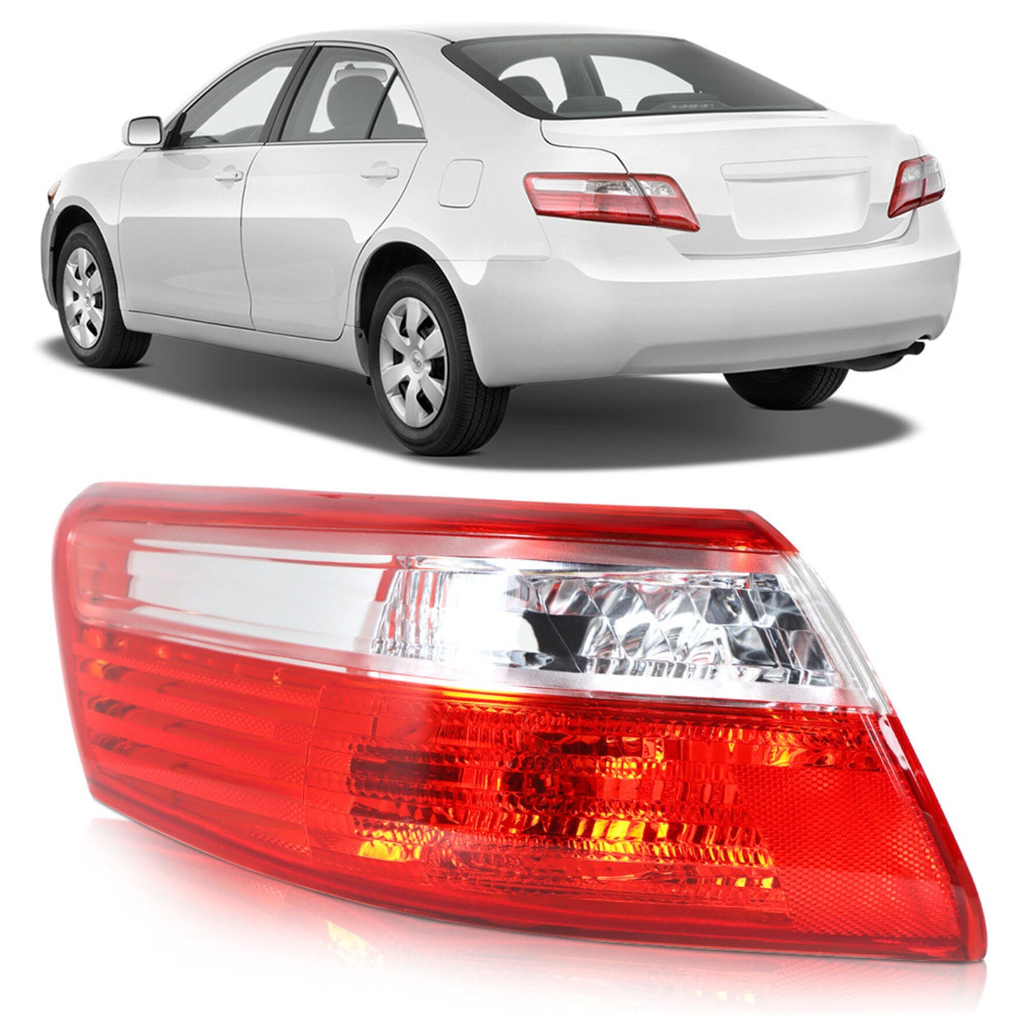 LABLT Tail Lights Brake Lamps Taillight Replacement for Toyota Camry 2007 2008 2009 8156133460 TO2818131 Left Driver Side