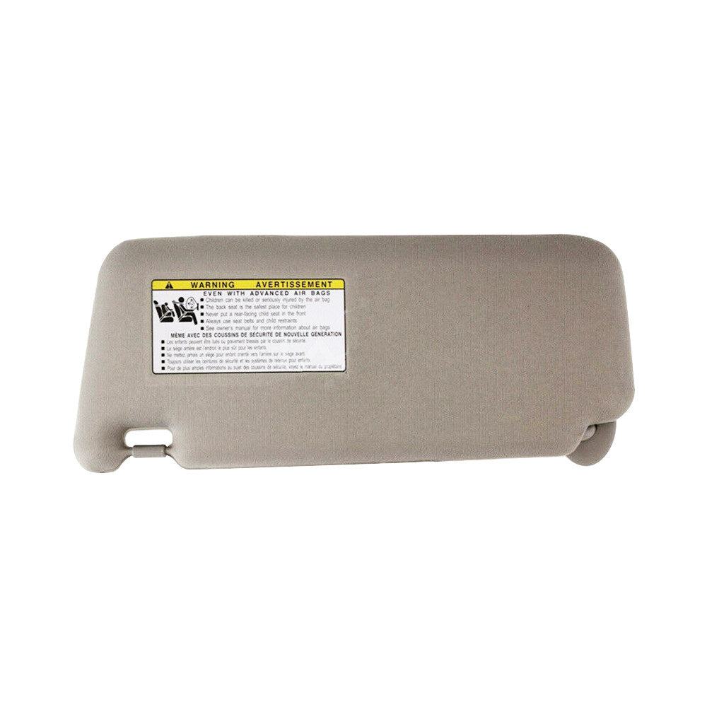 Right Passenger Side Sun Visor fit for 2007 2008 2009 2010 2011 Toyota Camry With Sunroof Gray