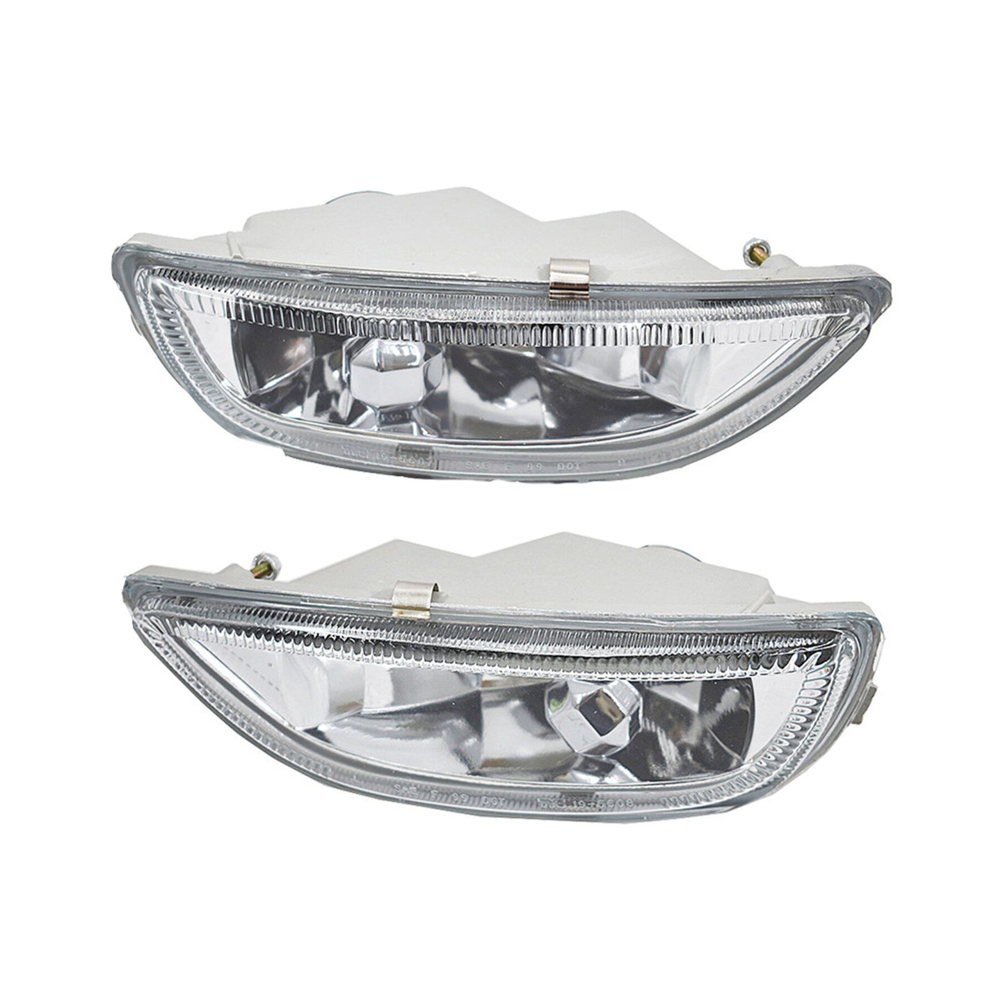 LABLT Pair of Fog Lights Clear Lens Front Driving Lamps for 2001 2002 Toyota Corolla 81220-02030 81210-02040 TO2592105 TO2593105