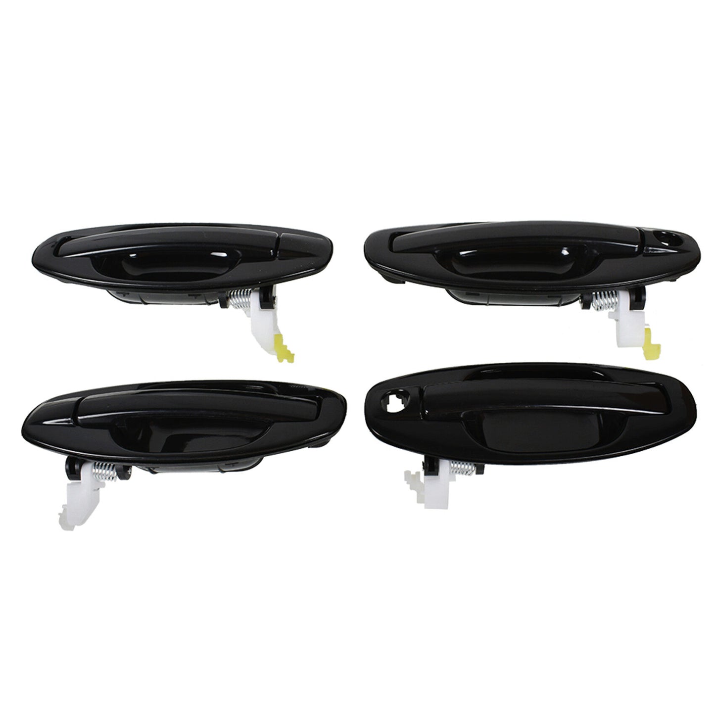 LABLT 4Pcs Front Rear Driver Passenger Side Exterior Door Handle Replacement for Hyundai Santa Fe 2001 2002 2003 2004 2005 2006