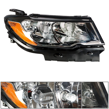 LABLT Headlight Assembly Replacement for 2017 2018 2019 2020 2021 Compass Headlamps Right Side