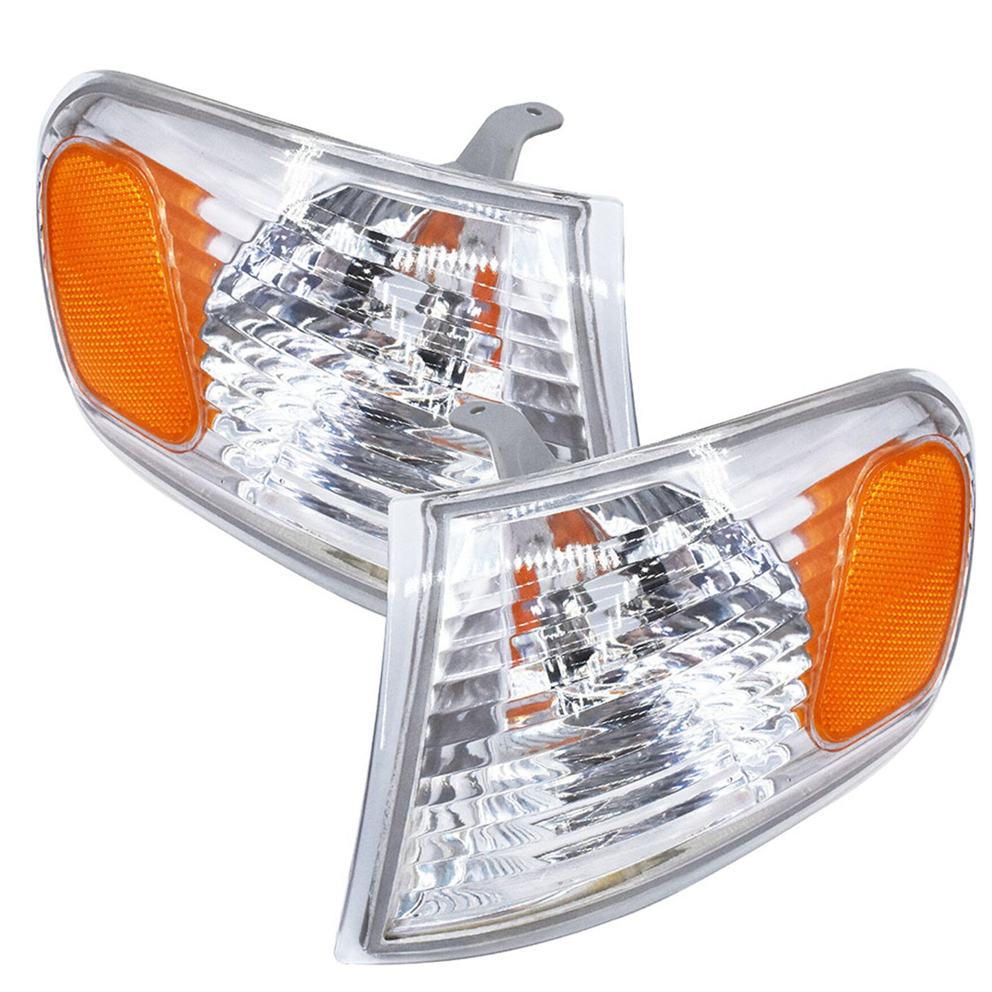 LABLT A Pair Left Right Side Corner Marker Turn Signal Lights Replacement for 01-02 TOYOTA COROLLA