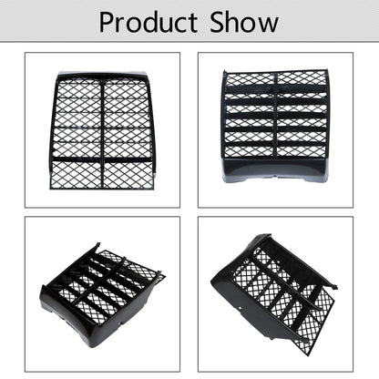 LABLT Motorcycle Gas Tank Left Right Side Wrap Covers w/ Grill Radiator Cover Plastic Kit Replacement for Yamaha Banshee 1987-2006 Black
