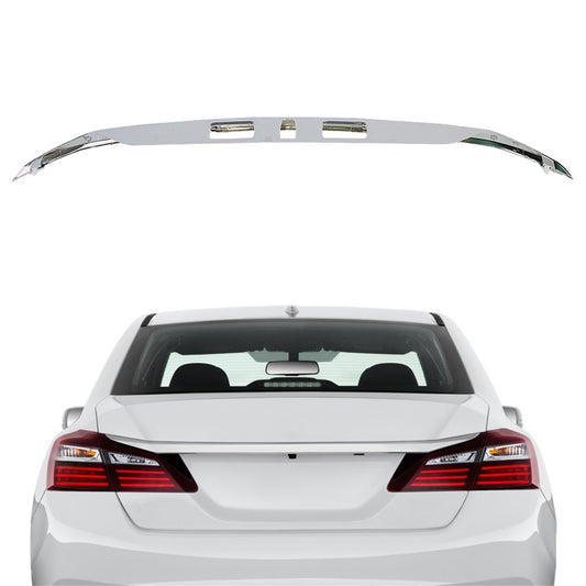 LABLT Rear License Garnish Chrome Trim Trunk Molding Replacement for Honda Accord Sedan 2016-2017 74890T2GA11