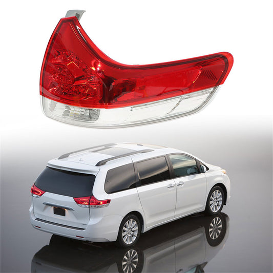 LABLT Tail Light Rear Brake Reverse Stop Lamp Car Accessories Replacement for 2011-2014 Toyota Sienna 8156008030 TO2804107 Right Outer Tail Lights Cover Passenger Side