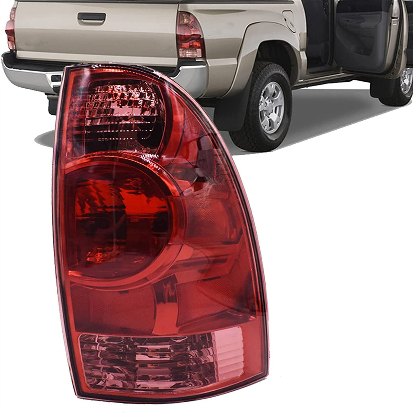 Replacement RH Passenger Side Tail Light Assembly Tail Brake Light Tail Lamp Fit for 2005-15 Toyota Tacoma 81550-04150