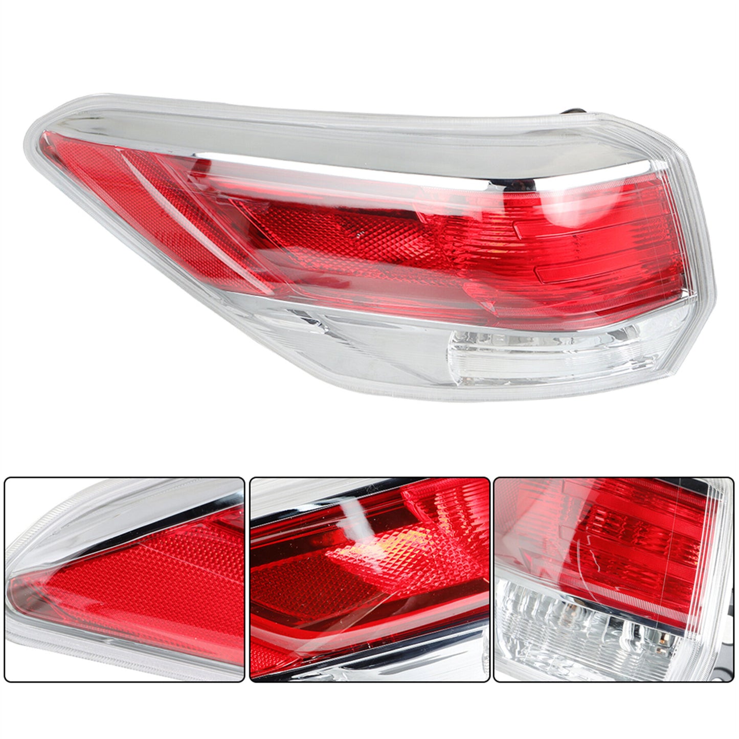 LABLT Tail Light Rear Brake Light Replacement for Toyota Highlander Right Outside Passenger Side 2014 2015 2016 815500E100 TO2805120 Taillight