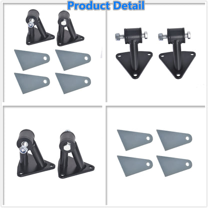 LABLT Automotive Plug-in Welded Engine Mounting Bracket 91018040 Replacement for Small & Big Block SBC BBC V8 Engine