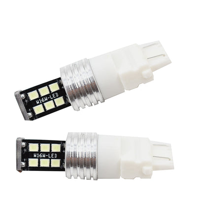 2 pcs High Power Ice Blue 3156 3157 15SMD Reverse Backup DRL Lights LED Bulbs Fit For Car Auto Brake Turn Signal Taillight DRL Backup Parking Light (Pack of 2)