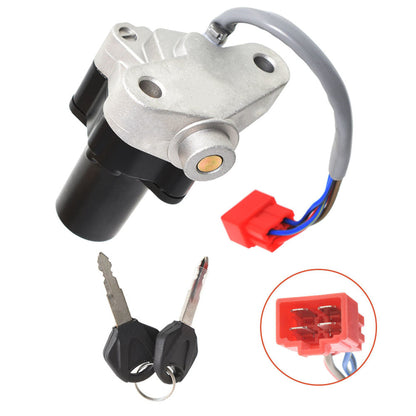 LABLT Motorcycle Ignition Switch Fuel Cap Seat Lock Keys Replacement for Yamaha VSTAR 650 V-Star 1100 XVS 125 250 400/C 650 1100 1998-2017
