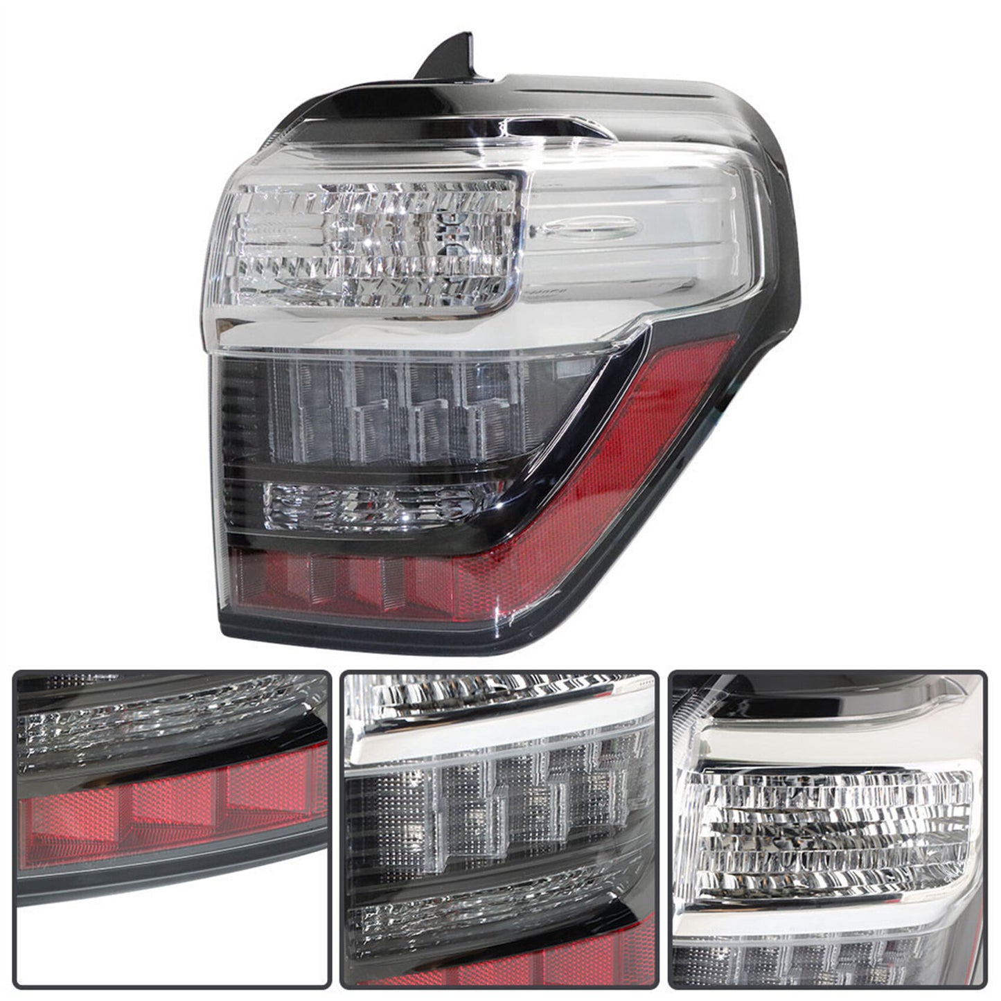 LABLT Right Passenger Side LED Tail Light Assembly Replacement for 2014-2020 Toyota 4Runner 81551-35402 TO2819156 Rear Brake Lamp Assembly