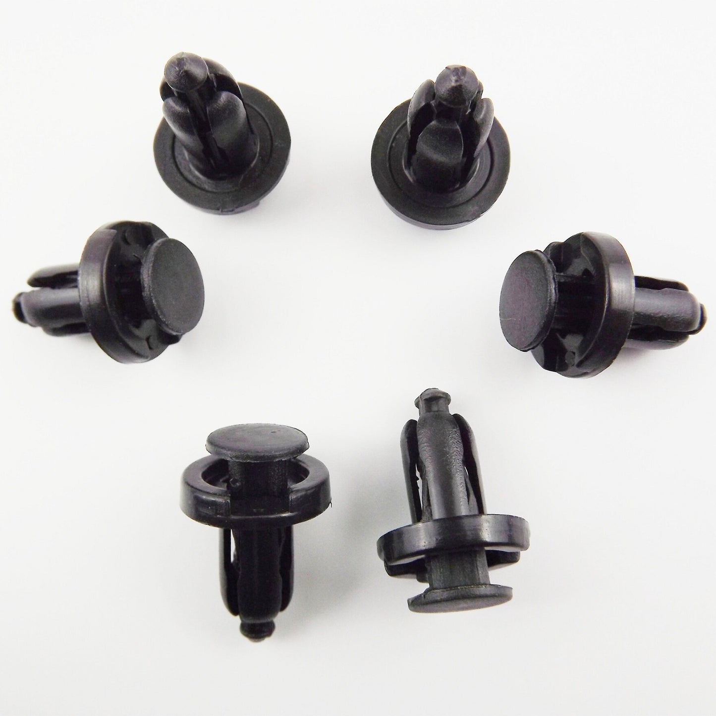 100 Pcs 10mm Clips Plastic Push Type Rivet Retainer Fastener for Hond ...