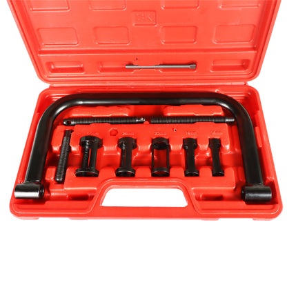 LABLT Red 1 Set Valve Spring Compressor C-Clamp Service Repair Tool Kit Replacement for Motorcycle ATV Car