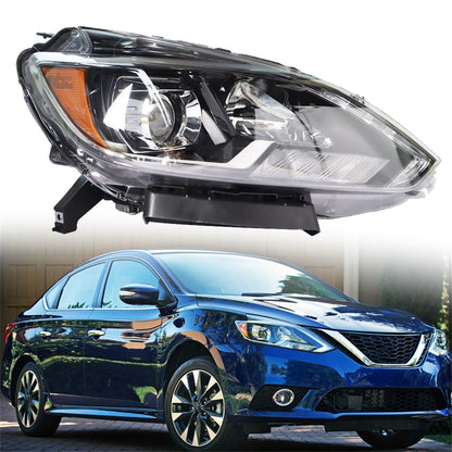 LABLT Headlights Replacement for 2016 2017 2018 Nissan Sentra SL SR LED Headlight Headlamp Right Passenger Side